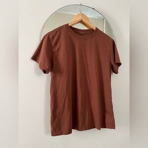 Lululemon all yours tee brown size 4